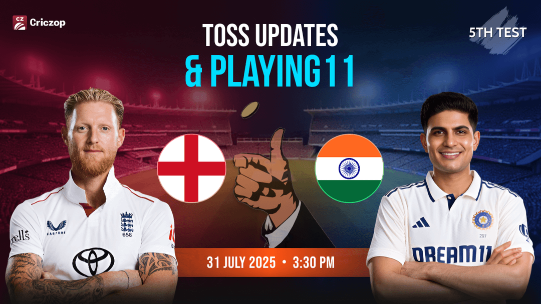 England vs India 5th Test toss updates 